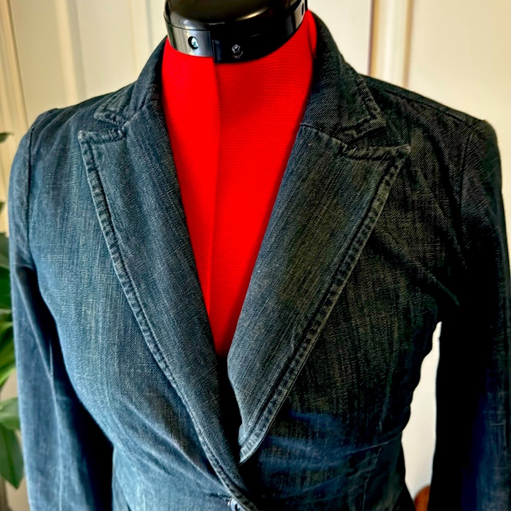 Lucky brand, denim, blazer, in XS with the tags still attached